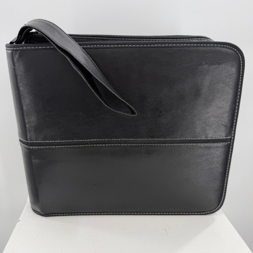 Targus Black CD DVD Blu-ray Wallet Case Zipper Binder TDP007US PVC Holder